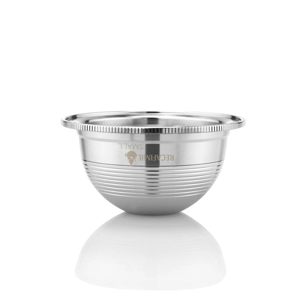 

Stainless Steel Refillable Reusable Coffee Capsule for Nespresso Vertuo Capsule Pod Vertuoline GCA1 Delonghi Coffee Machine