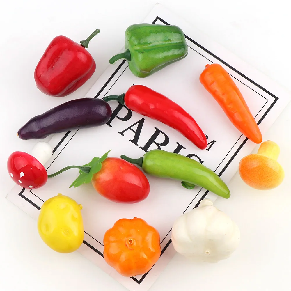 About 20Pcs Foam Educational Simulation Miniature Food Model Artificial