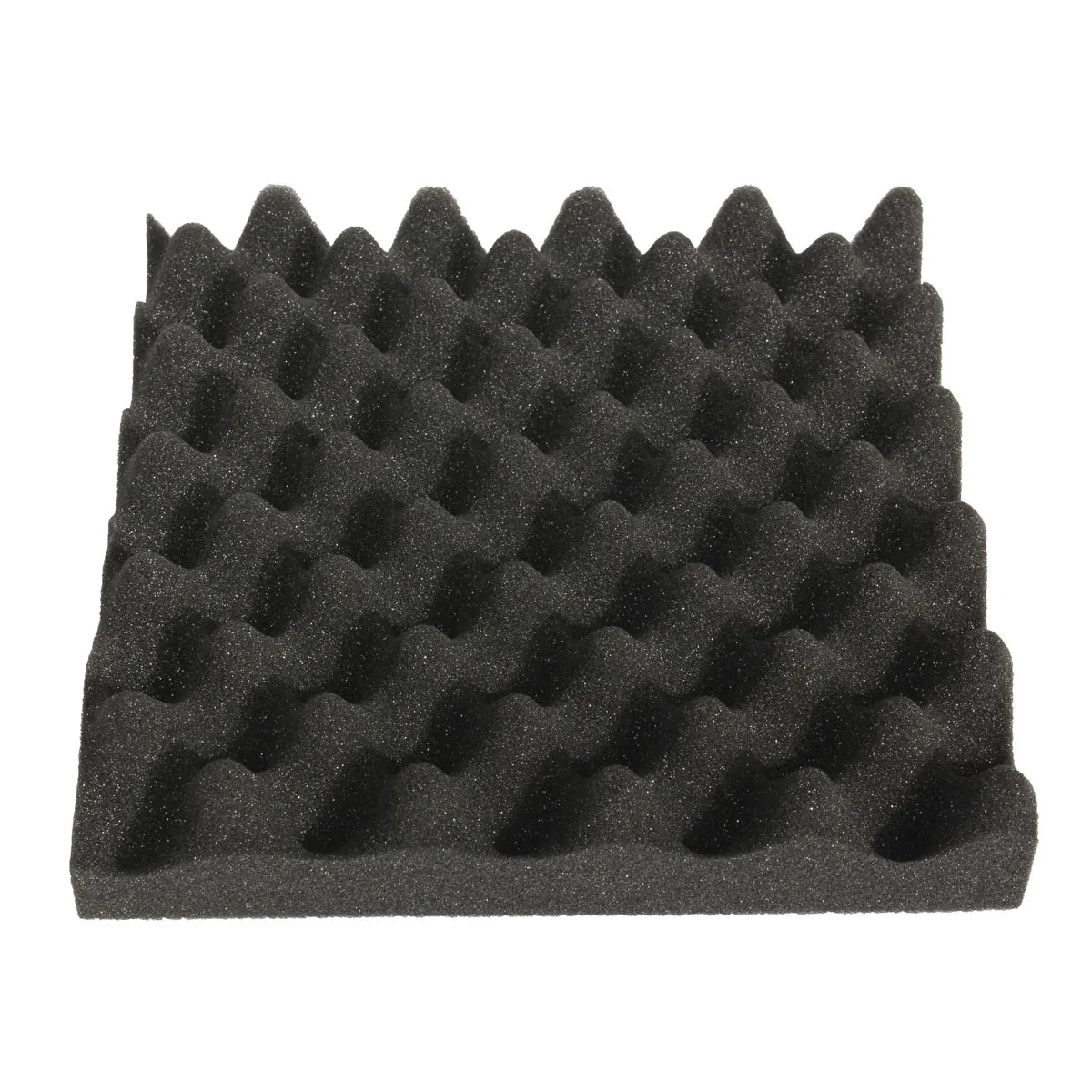 6Pcs 25X25X5CM Studio Acoustic Wedge Studio Foam Sound Noise Insulation Sponge Absorption Treatment Panel Tile