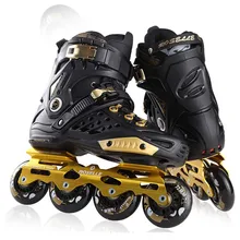 Fsk patines de slalom patinaje patines para adultos diario sports con pu 85a ruedas abec-7 cojinete de aleación de aluminio marco de base