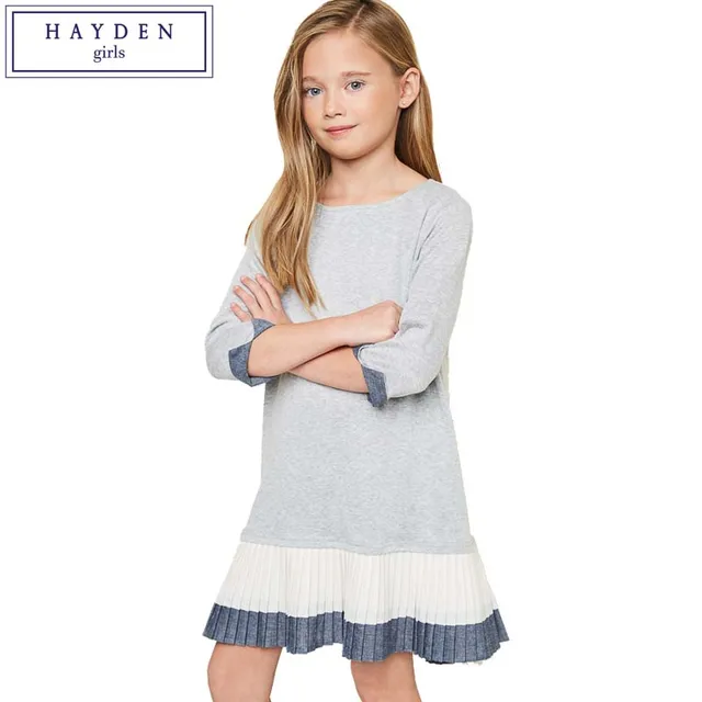 HAYDEN Teenage Girls Casual Dresses Designer Children Clothing Kids