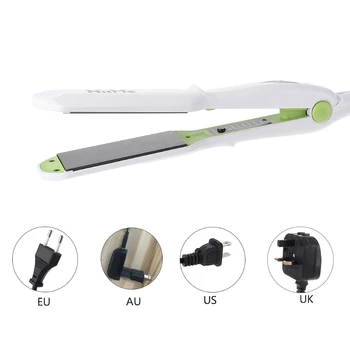 

Professional Curler Tourmaline Mini Ceramic Hair Straightener Flat Salon Home EU/AU/UK/US Plug 110V-240V