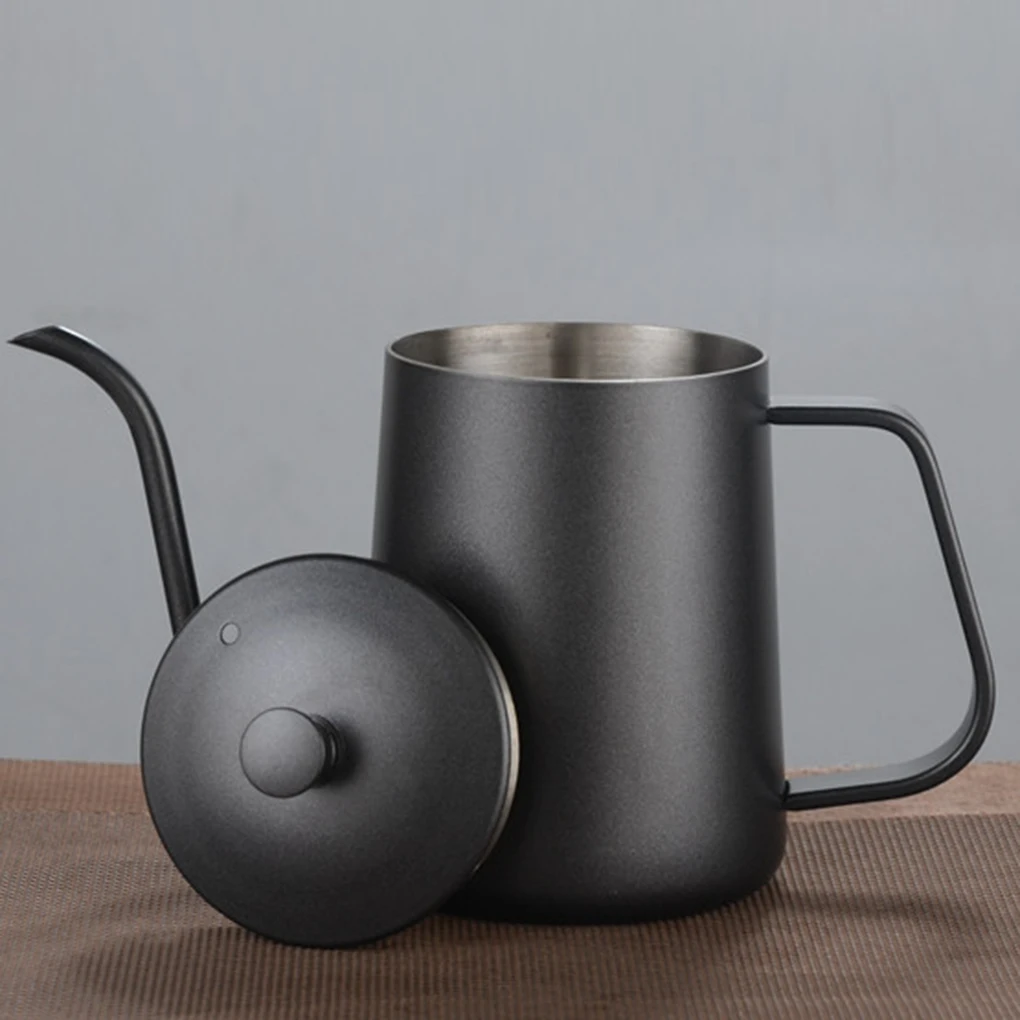 

250ml Stainless steel Narrow Long Outlet Mouth Tea Maker Coffee Pot Home Office Water Kettle