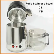 Water Distiller Pure 220V Water Purifier Filter 750W Stainless Steel Water Distiller Machine for Home Hospital Lab Office HA148