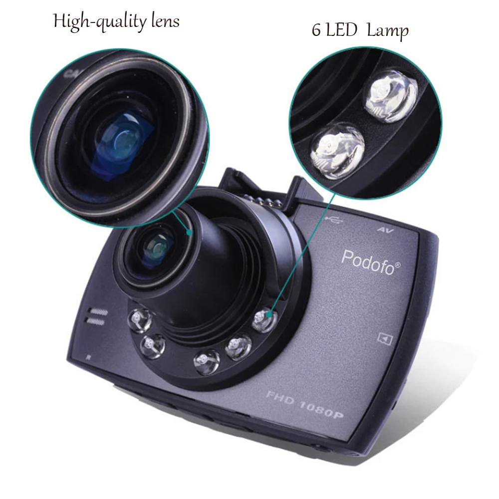 AMPrime A2 Автомобильная dvr камера G30 Full HD 1080P 140 градусов Dashcam видео регистраторы для автомобилей ночного видения g-сенсор Dash Cam WDR
