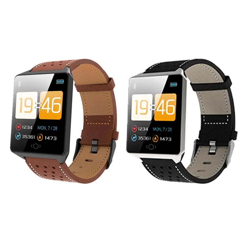 

CK19 Borderless All-metal Leather Head Layer Dual-Lamp Detection Sensor Setting Screen Wallpaper Heart Rate Detection Detection