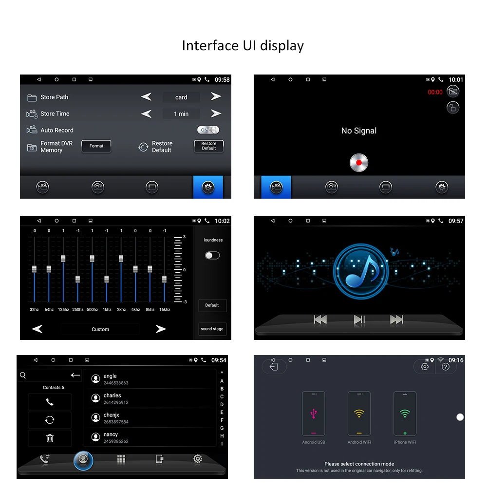 Excellent Podofo GPS Navigation Car Radio Android Multimedia Player 2 Din Audio Stereo MP5 WIFI Autoradio No DVD For Kia K2 RIO 2013-2018 17