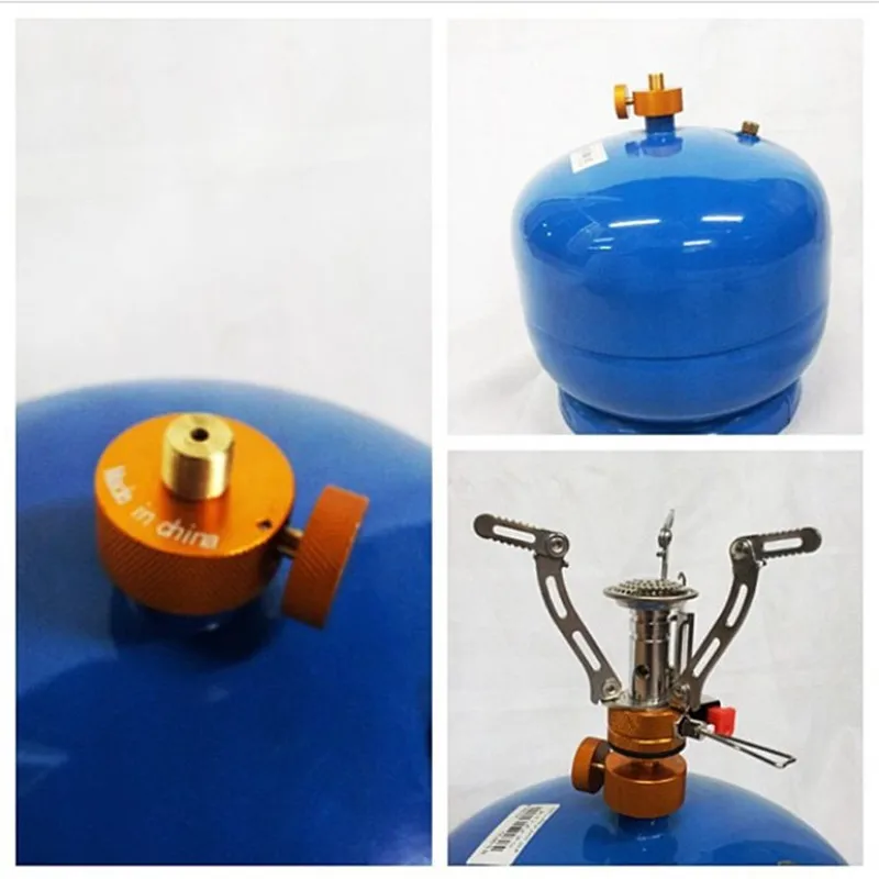 NANAD Aluminum Alloy Conversion Adapter Camping Gas Stove Adaptor Valve Canister Gas Convertor Shifter Refill 22MM