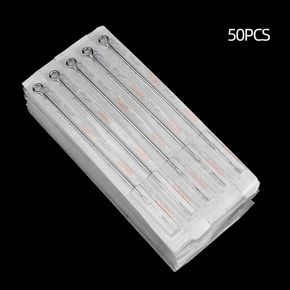 50 шт. иглы для татуажа 5RS Microblade Shading Agulha Para Aiguille татуаж Перманентный макияж иглы Tattu Agujas Tatuaje