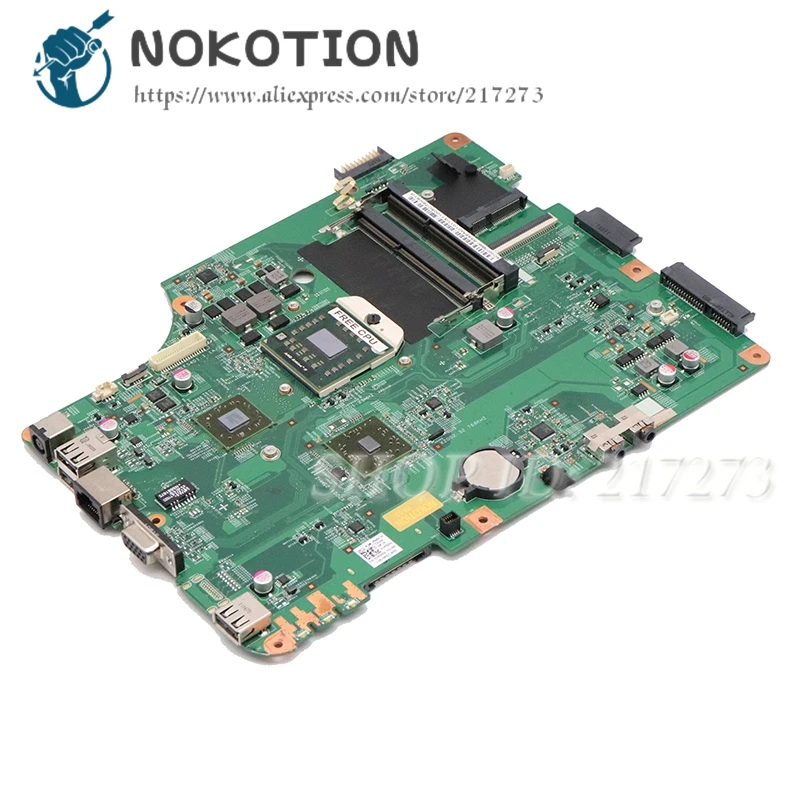 NOKOTION لديل انسبايرون M5030 اللوحة المحمول CN-03PDDV 03 3PDDV 48.4EM18.011 الرئيسي مجلس DDR3 شحن وحدة المعالجة المركزية