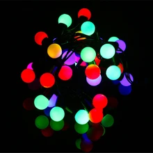 Горячая Распродажа 5 метров 220V светодиодный Сказочный светящаяся садовая Гирлянда для лампа для свадьбы украшение, Рождество и День рождения украшения