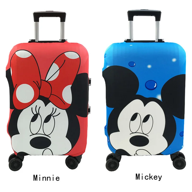 Минни Микки эластичность багажа защитные чехлы чемодан пылезащитный чехол 19-32 дюймов Чехол для чемодана чехол Аксессуары для путешествий