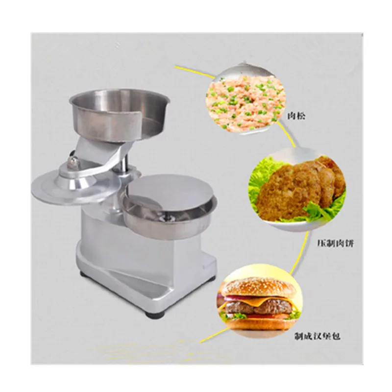 130mm mini hamburger patty forming machine