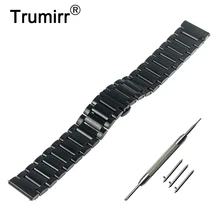 20 мм Нержавеющая сталь ремешок для наручных часов браслет ремешок для Motorola Moto 360 2nd 42 мм samsung Шестерни S2 классический SM-R7320 часы The Bradley