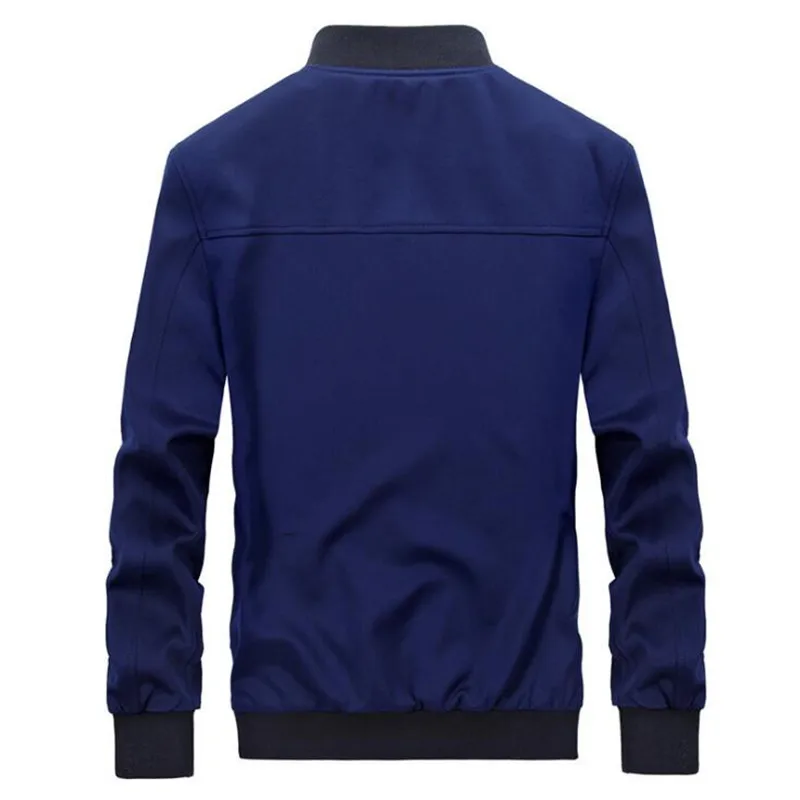 ROHOPO chaqueta de béisbol casual Hombre chaqueta de primavera de 2019 o el cuello de Baseball prendas de la Universidad de hombre de algodón suave respirar chaqueta