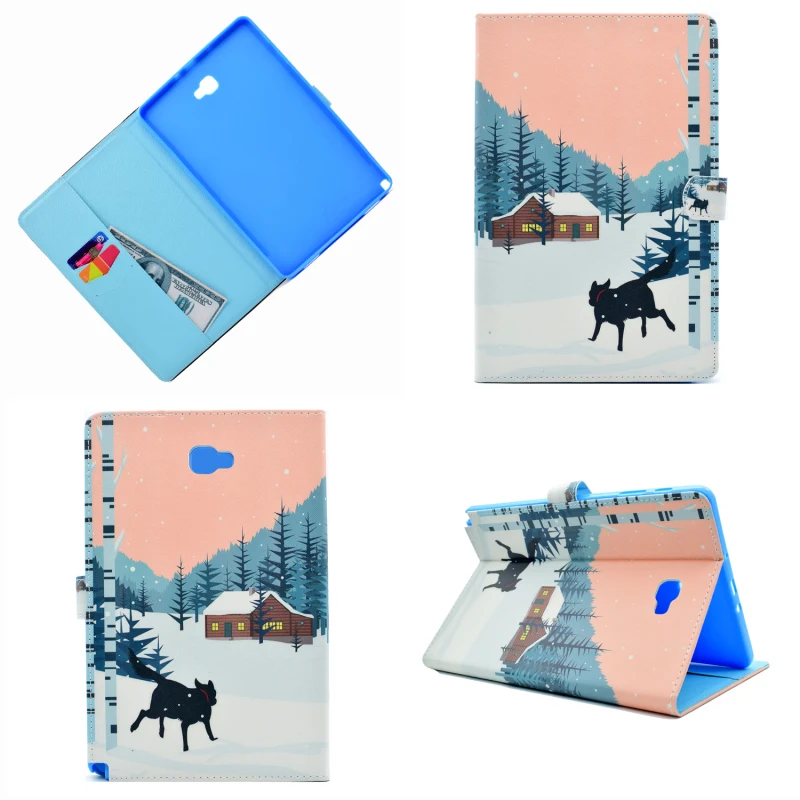 Новый цветной Чехол книжка для Samsung Galaxy Tab A A6 10 1 P580 P585|for samsung galaxy tab|tab acovers for tablet |