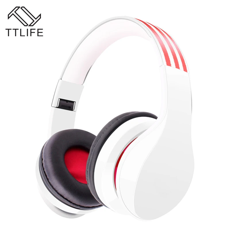 

TTLIFE Brand Noise Cancelling Bluetooth Headset Wireless Stereo HeadphonesHandsfree with Mic for iPhone Smartphone Pk CD-618
