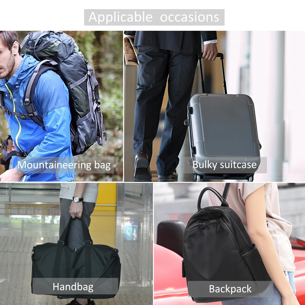 Metal Luggage Strap Third Hand for Travel Accessories Carry On Gear Hands Free Jacket Gripper attach bags to other suitcases