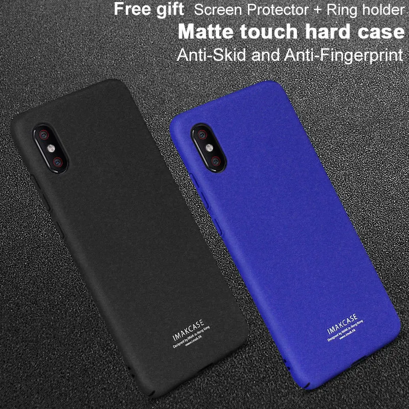 

IMAK for Xiaomi Mi 8 Explorer Case for Xiaomi Mi8 Mi 8 Pro Cover Cowboy Hard Plastic Back Cover