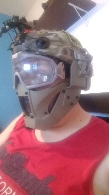 M4 M16 accessories airsoft tactical paintball protective JAY FAST AF helmet half face mask for shooting for hunting (2)