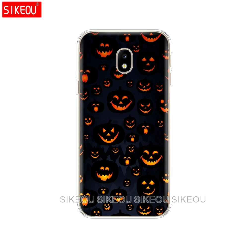 Силиконовый чехол для телефона Samsung Galaxy J3 J5 J7 2017 J330 J530 J730 PRO j2 2018 Хэллоуин