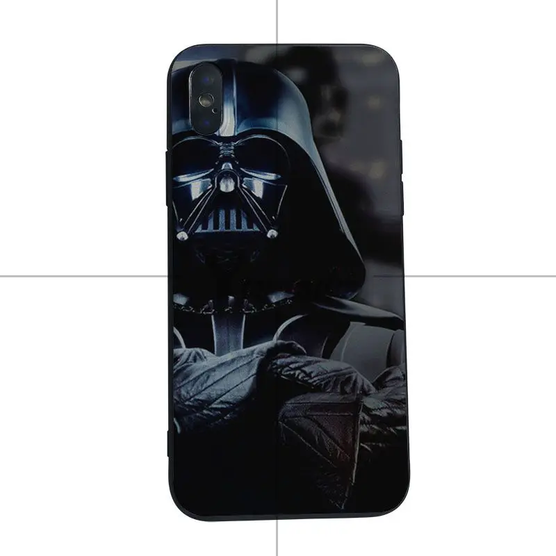 Yinuoda Darth Vader Star Wars мягкий резиновый черный чехол для телефона iphone 7 7plus X XS XR XSMax 8 5 5S 6s 6s Plus Чехол для мобильного телефона - Цвет: 1