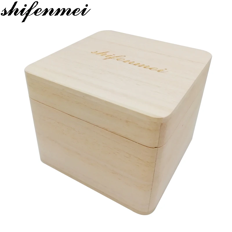 Shifenmei Высококачественная деревянная коробка с часами 1 шт. коробка и деревянная коробка с фирменной модной Gif коробкой