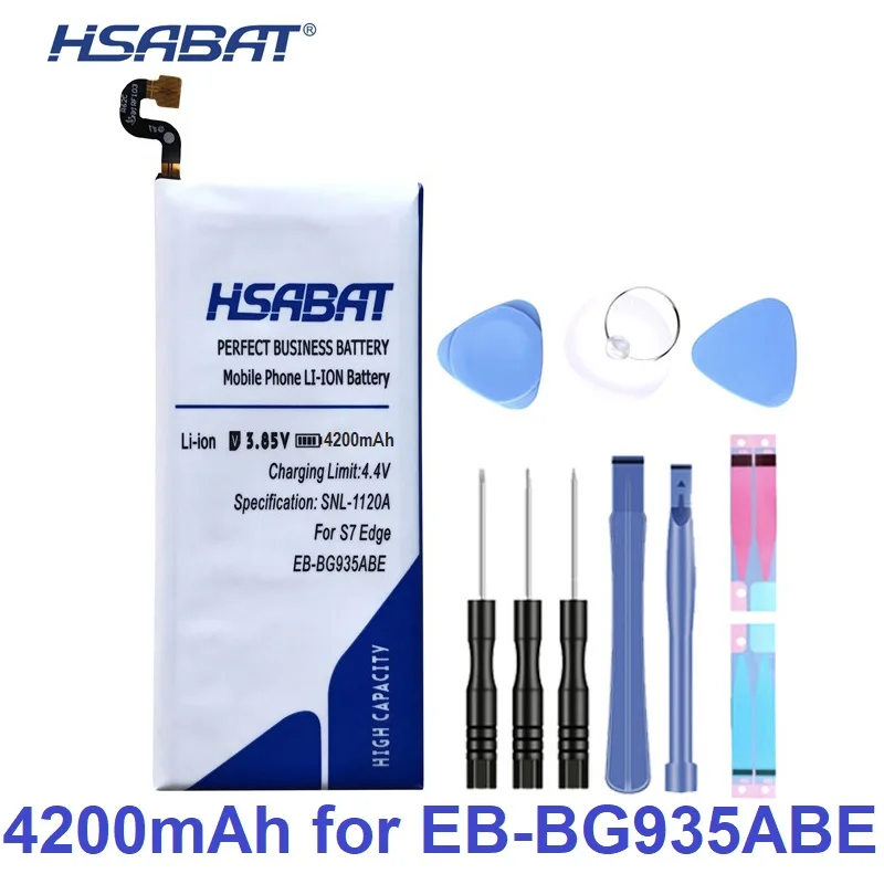 

HSABAT EB-BG935ABE 4200mAh Battery for Samsung GALAXY S7 Edge G9350 G935F G935 G935FD G935W8 SM-G935F