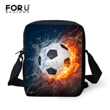 FORUDESIGNS Футбол Женская мини сумка-мессенджер детские школьные сумки детские дорожные сумки для мальчиков и девочек маленькая сумка через плечо
