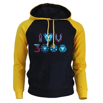 

Fashion Cool Hoodie The Avengers Pullover Letter Print I Love You 3000 Hooded Tracksuit Oversize Outerwear Hot Sale Streetwear