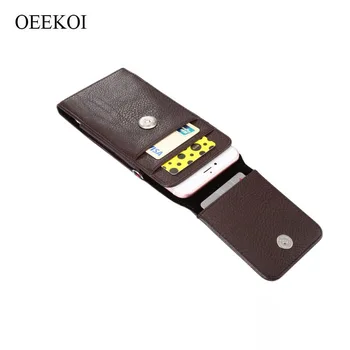 

OEEKOI Lichee Pattern Card Slots Holder Pouch Case for Wiko Highway Signs 4.7Inch