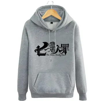 

High-Q Unisex Seven deadly sins cotton Hoodies Sweatshirts Pullovers Septem peccata mortalia The Seven Deadly Sins Hoodies coat