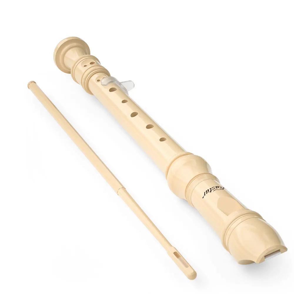 

Eastar ABS Recorder Soprano Clarinet Long Flute Baroque Recorder Key of C Fingering Musical Instrument Accessories Beginner