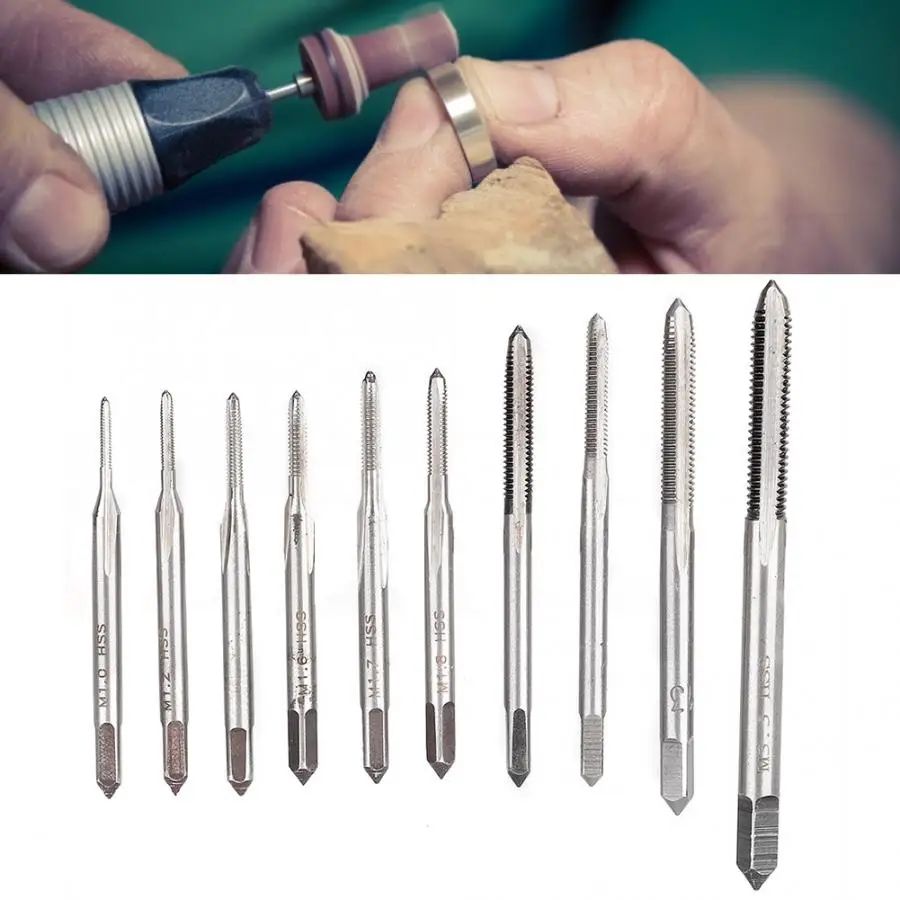 

10pcs M1-M3.5 Screw Thread Micro Machine Tap Clock Watch Accessory High Quality Watch Tool For Watchmaker f