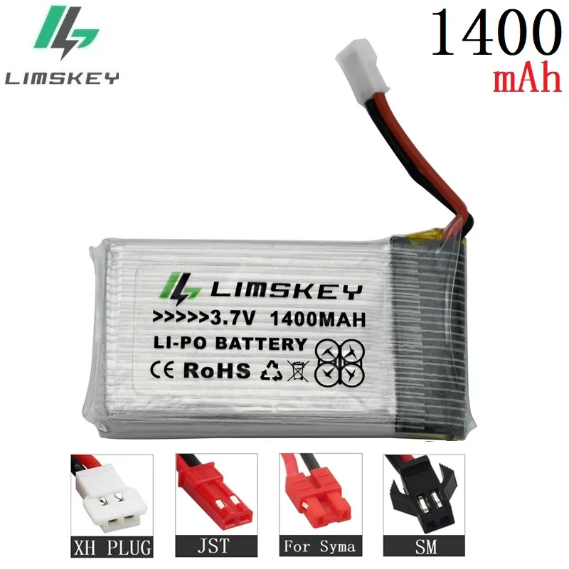 

1400mAh 3.7v lipo Battery for SYMA X5 X5S X5C X5SC X5SH X5SW M18 H5P HQ898B HQ859B H11D H11C T64 T04 T05 F28 F29 T56 T57 battery