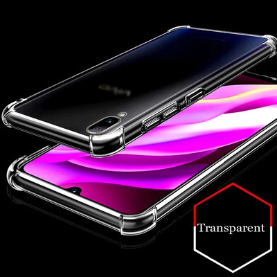 Прозрачный ДЛЯ VIVO Y97 Air Cushion Case Прозрачный Кристальный Мягкий Силиконовый ТПУ противоударный чехол для телефона с полной защитой для VIVO Y 97 - Цвет: Прозрачный