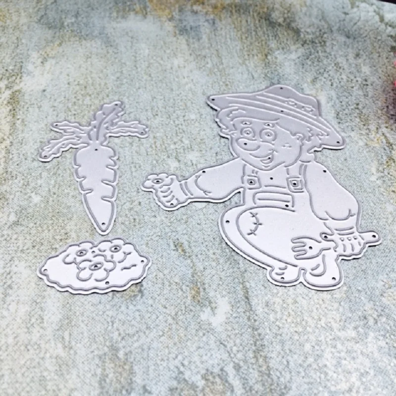  Pull out radish Cutting Dies Scrapbooking Embossing Stencil Card Die Squirrel Design For DIY Invita - 32977238861