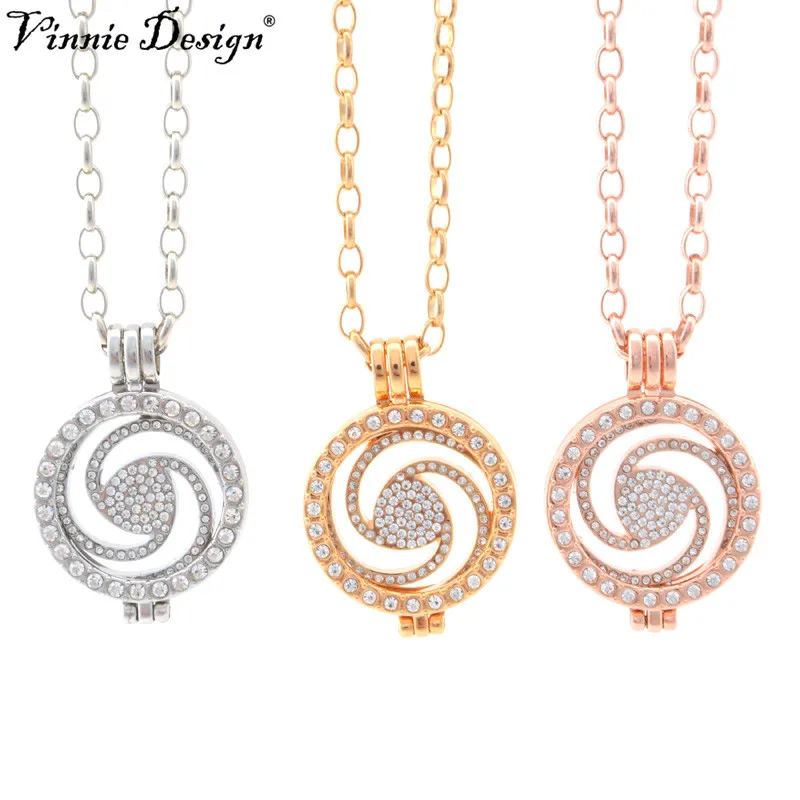 Ожерелье для монет Vinnie из сплава 25 мм 45 см|chain necklace|designer necklacefashion necklace |
