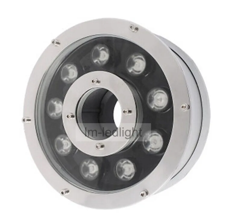 

12V LED fountain light underwater 9W dia160mm LED piscina warm / cold white green pink led swimming pool light