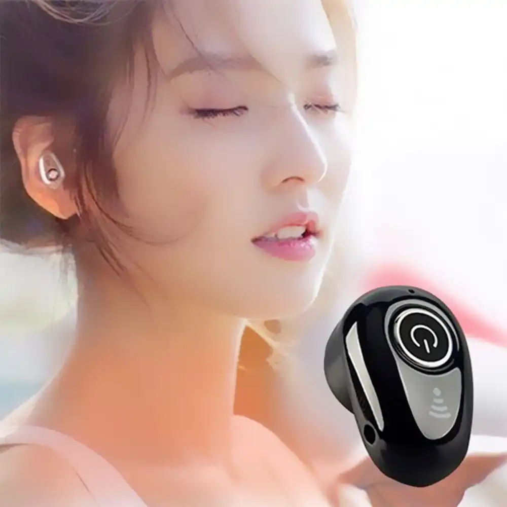 ミニ S650 ワイヤレス Bluetooth イヤホン超軽量ステレオインナーイヤー型快適スポーツイヤホン W マイクハンズフリー通話のための車の運転 Aliexpress