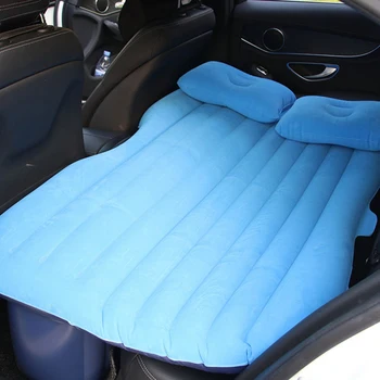 

Multifunctional Car Flocking Air Mattress Undulating Style Inflatable Bed Back Seat Cushions for Travel Camping