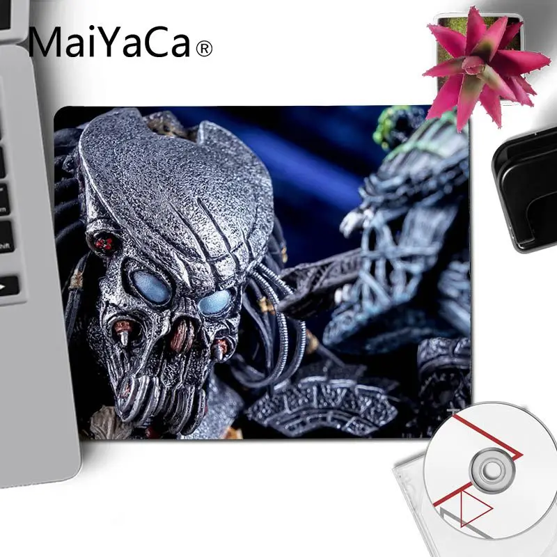 MaiYaCa хищник, кино клавиатуры офисные мыши геймер силиконовый коврик для мыши Размер для 18x22 см 25x29 см маленький коврик для мыши - Цвет: No Lock Edge18x22cm