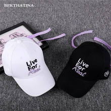 BERTHATINA Лето Фирменная Новинка Хлопок Для мужчин Для женщин шляпа вышивка письмо унисекс Для женщин Для мужчин Шапки Регулируемый Кепки Повседневное Кепки s
