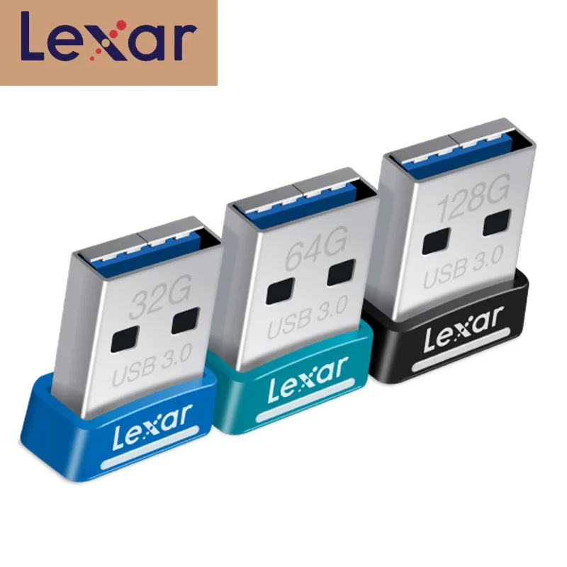 

100% Original Lexar USB 3.0 flash drive JumpDrive S45 32GB pen drive 64GB 128GB high speed 150MB/s Mini Car usb stick pendrive