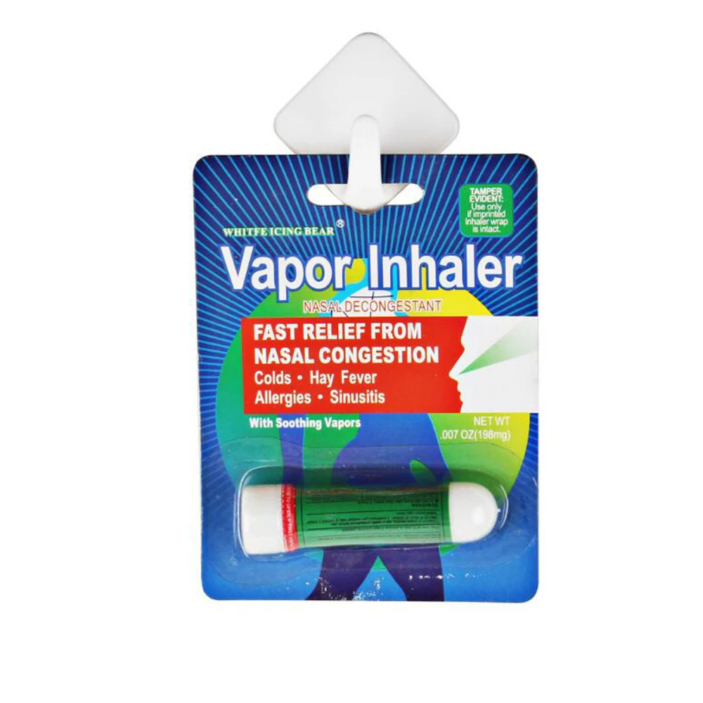 

Thailand Mint Cylinder Nasal Inhaler Refresh Brain Anti Fatigue Cure Stuffy Nose Rhinitis Nasal Aspirator