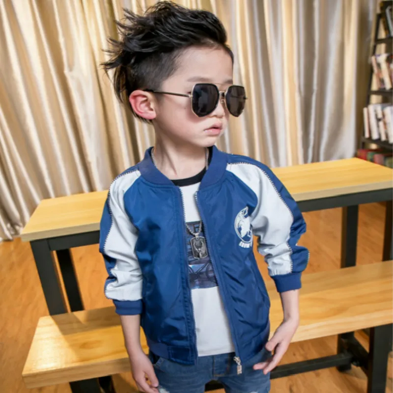 High Quality Brand Kids Boys Jackets 2017 Spring Autumn New Coat Big