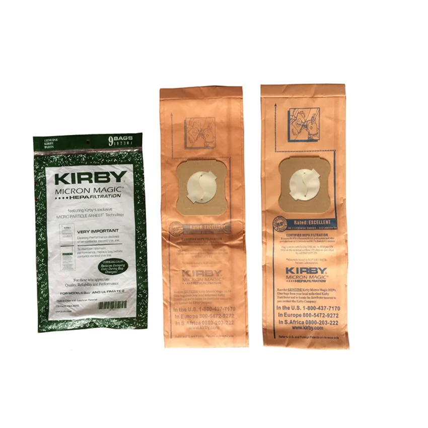 

197399A Genuine Kirby Micron Magic HEPA Vacuum Bags Sentria Ultimate G6 Kirby Generation 6 Ultimate G Micron Magic Hepa Filtrati