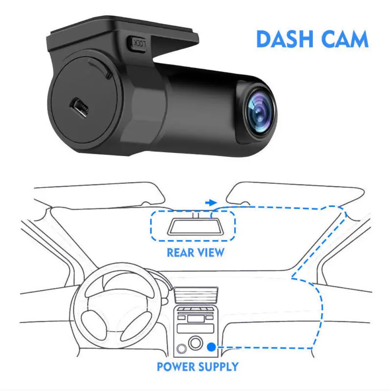 how to install the dash camera