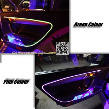 

interior Ambient Light Tuning Atmosphere Fiber Optic Band Lights For Chevrolet Montana Tornado Corsa Utility Door Panel Tuning