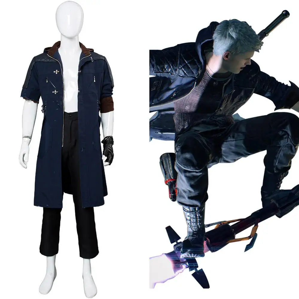 

DmC 5 Nero Cosplay Costume Outfit Video Game DmC Cosplay Costume Nero damaged version